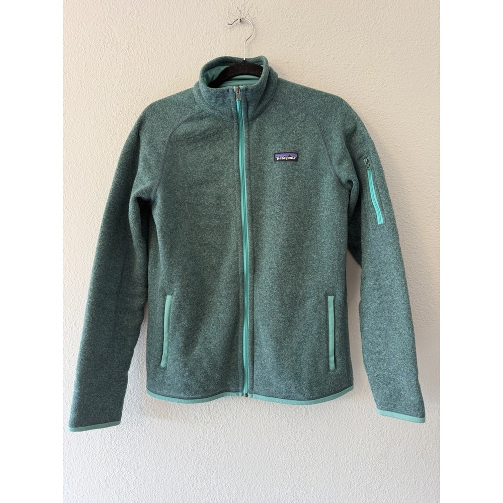 Patagonia Better Sweater Full Zip Fleece Sweater Jacket Gorpcore Women's M Aqua